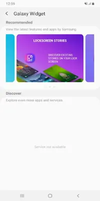 Galaxy Widget android App screenshot 1